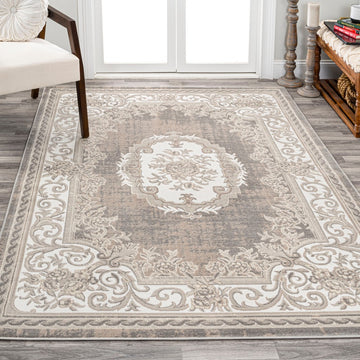 Rosalia Cottage Medallion Area Rug